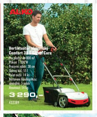 Vertikutátor elektrický Comfort 38 E Combi Care