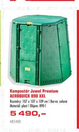 Kompostér Juwel Premium AEROQUICK 890 XXL