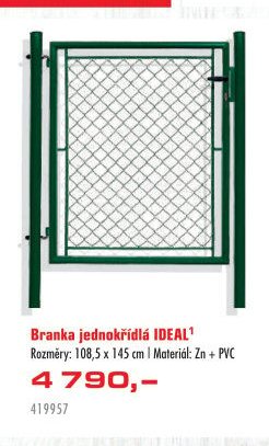 Branka jednokřídlá IDEAL