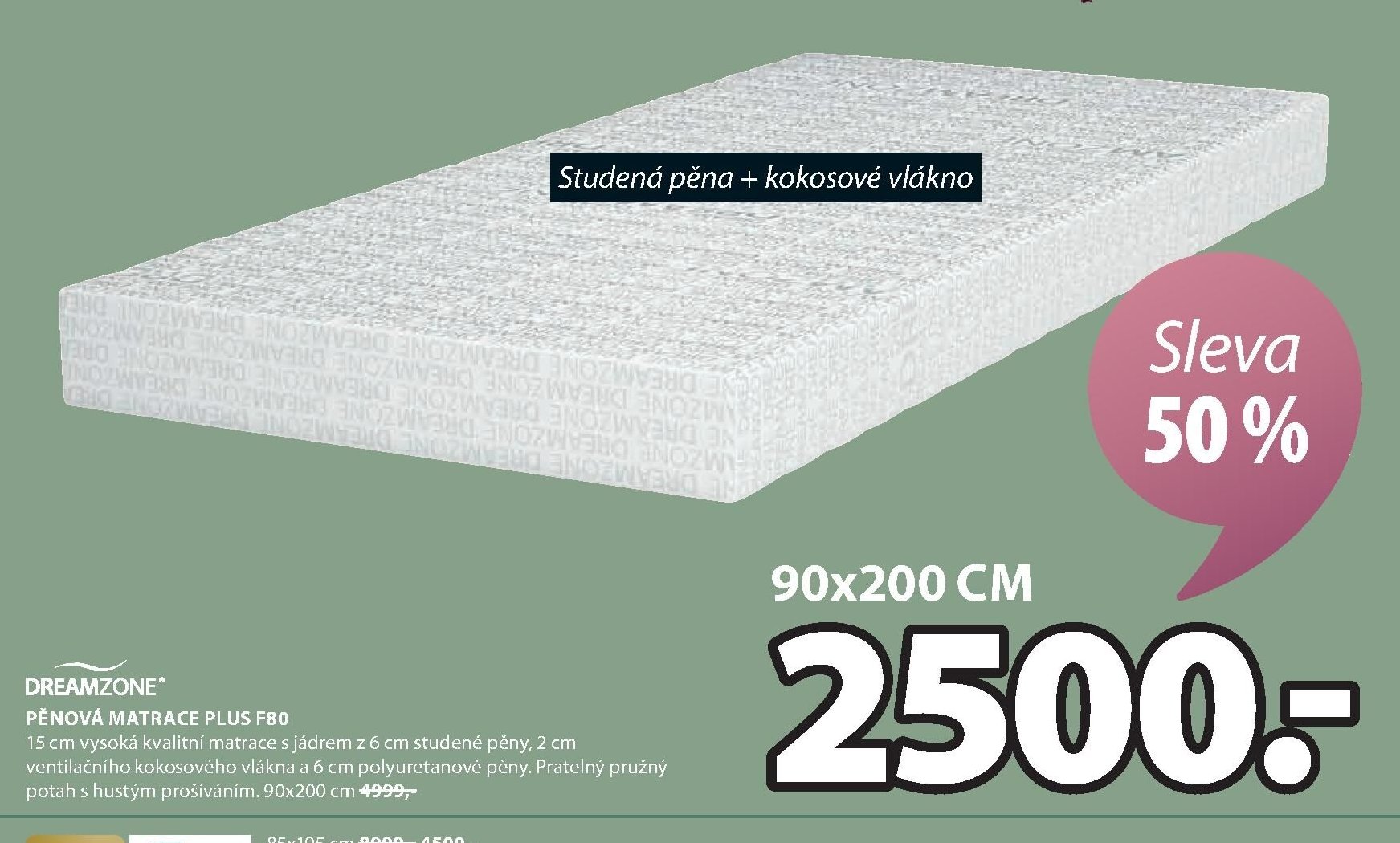Matrace PLUS F80
