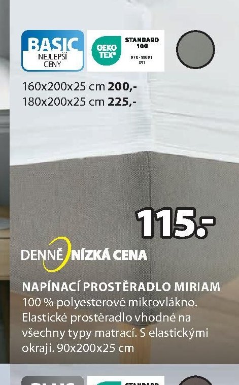 Napínací prostěradlo MIRIAM