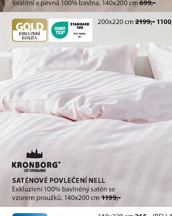 Saténové povlečení NELL