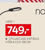 4 STOJACÍ LED SVÍTIDLO