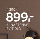 5 NÁSTĚNNÉ SVÍTIDLO