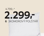 3komorový polštář
