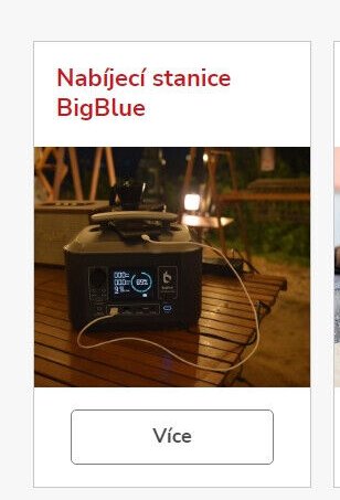 Nabíjecí stanice BigBlue