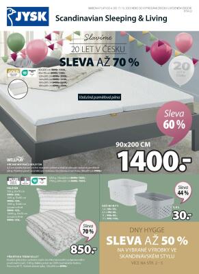 akční leták Jysk 4.10.2023-17.10.2023