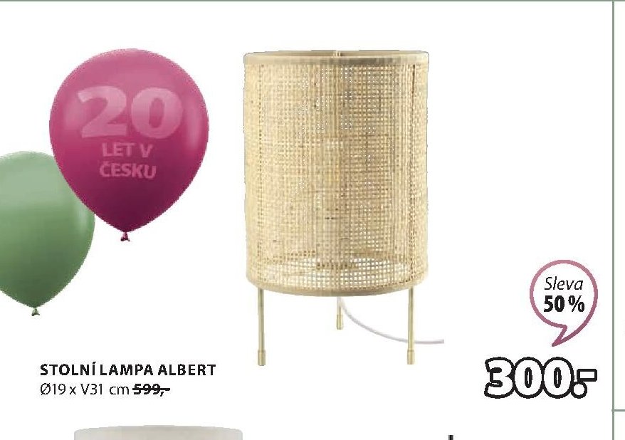Stolní lampa Albert