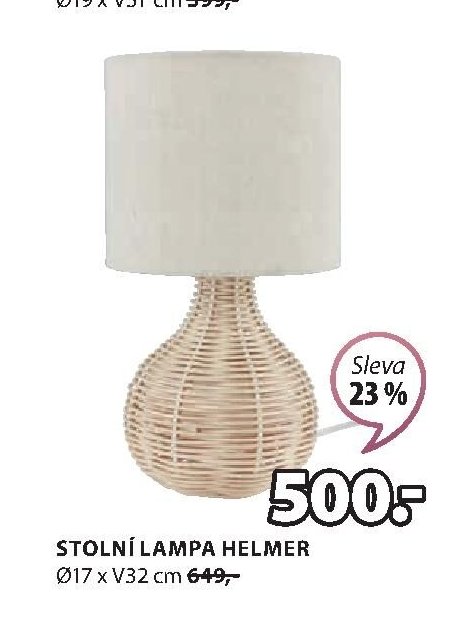 Stolní lampa Helmer
