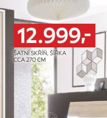 ŠATNÍ SKŘÍŇ, ŠÍŘKA CCA 270 CM