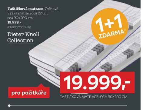 Taštičková matrace, 7zónová