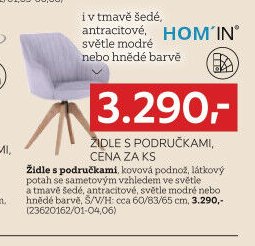 Židle s područkami (HOM'IN)