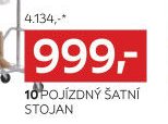 POJÍZDNÝ ŠATNÍ STOJAN