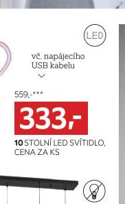 Stolní LED svítidlo