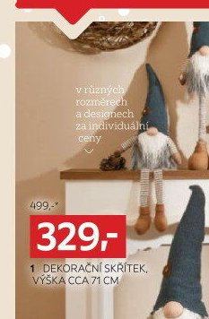 1 DEKORAČNÍ SKŘÍTEK, VÝŠKA CCA 71 CM