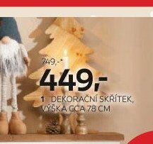 1 DEKORAČNÍ SKŘÍTEK, VÝŠKA CCA 78 CM