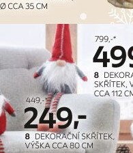8 DEKORAČNÍ SKŘÍTEK, VÝŠKA CCA 80 CM