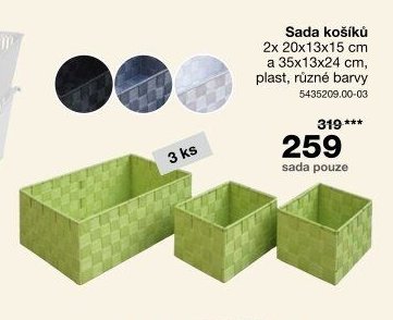Sada košíků