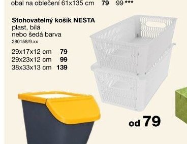 Stohovatelný košík NESTA