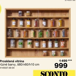 Prosklená vitrína