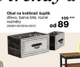Obal na květináč šuplík