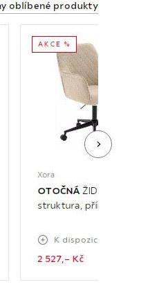Xora OTOČNÁ ŽIDLE