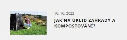Jak na úklid zahrady a kompostování