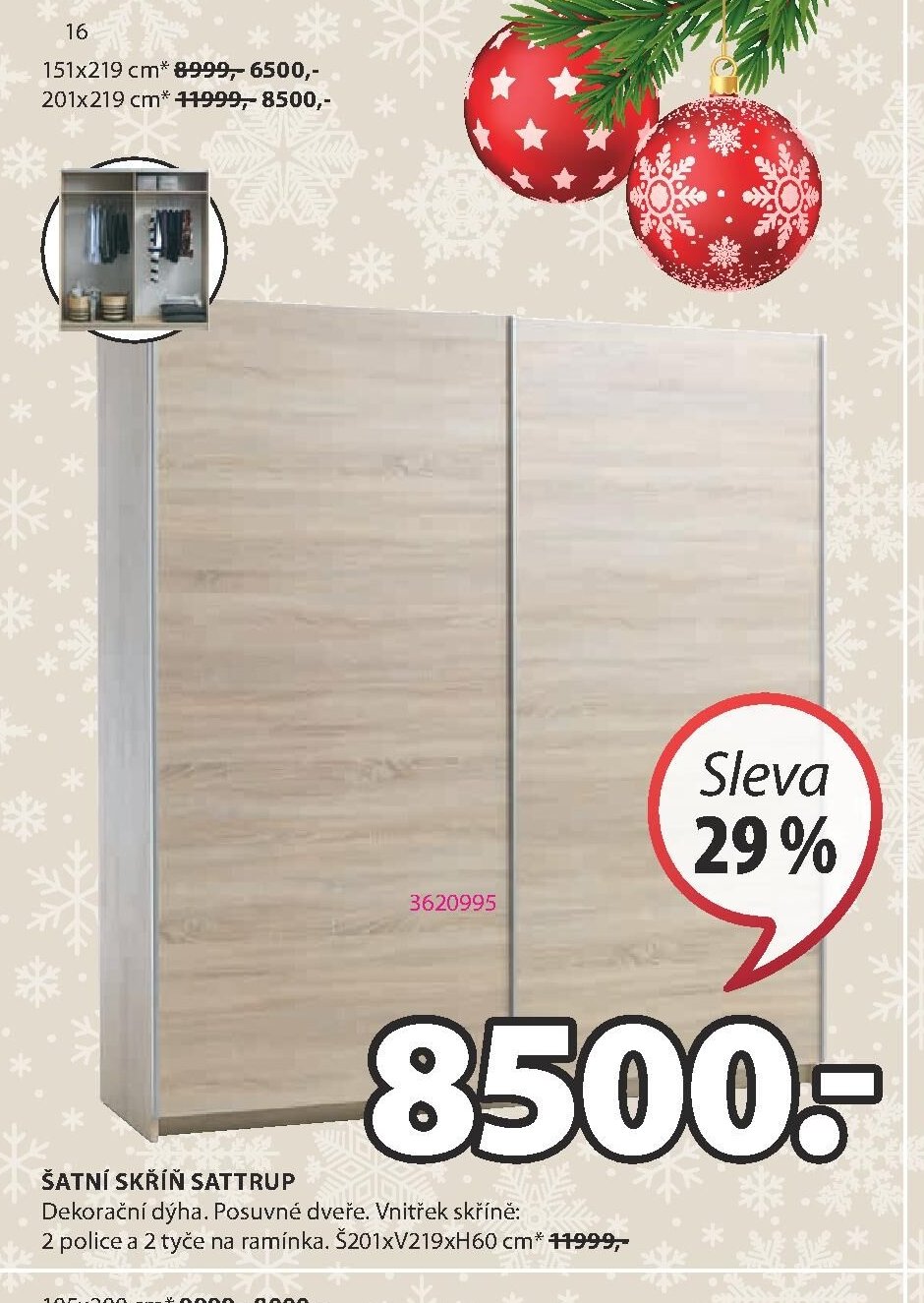 Šatní skříň SATTRUP
