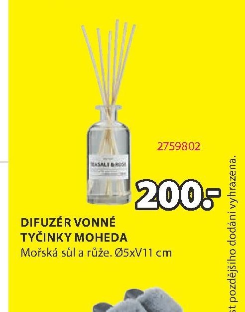 Difuzér vonné tyčinky MOHEDA