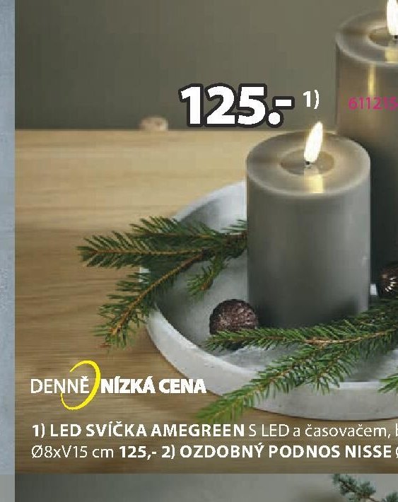 LED SVÍČKA AMEGREEN S LED
