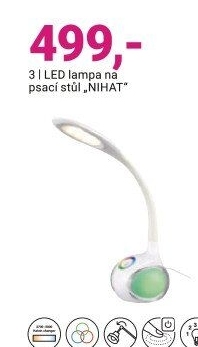LED LAMPA NA PSACÍ STŮL „NIHAT“