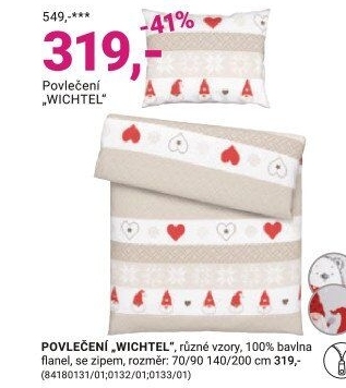 POSTELNÍ PRÁDLO „WICHTEL“