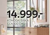 Komoda, šířka cca 100 cm