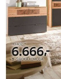 1 široká komoda