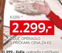 Židle, opěradlo s příčkami