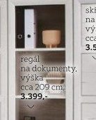 regál na dokumenty, výška cca 209 cm