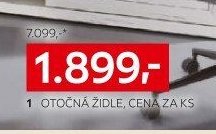 otočná židle, cena za ks