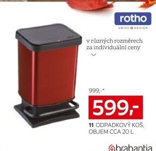 Odpadkový koš, objem cca 20 l