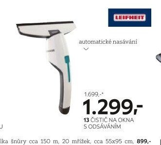 Čistič na okna s odsáváním