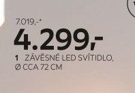 ZÁVĚSNÉ LED SVÍTIDLO