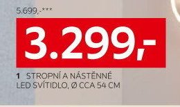 STROPNÍ A NÁSTĚNNÉ LED SVÍTIDLO