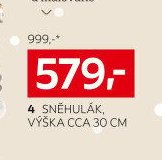 4 SNĚHULÁK, VÝŠKA CCA 30 CM