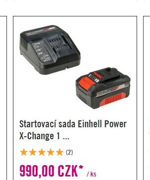 Startovací sada Einhell Power X-Change