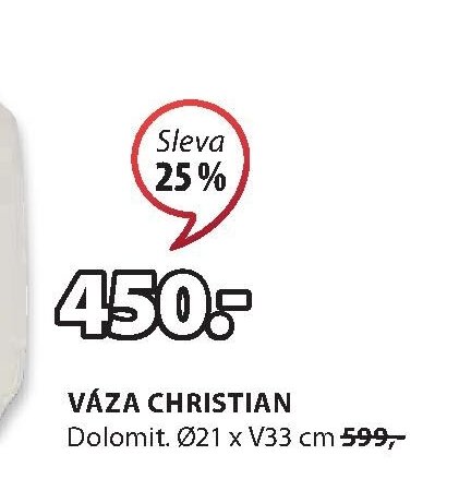 VÁZA CHRISTIAN