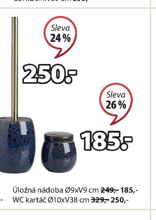 KOUPELNOVÉ DOPLŇKY KALLINGE Úložná nádoba, WC kartáč