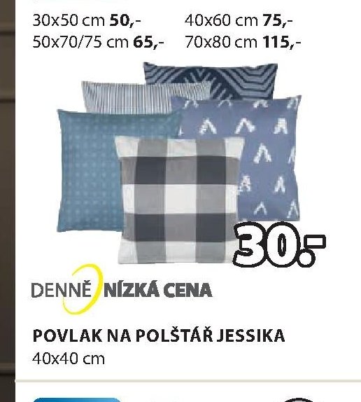 Povlak na polštář JESSIKA