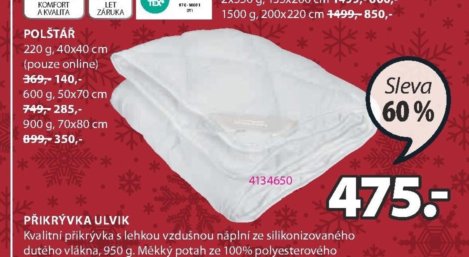 PŘIKRÝVKA ULVIK