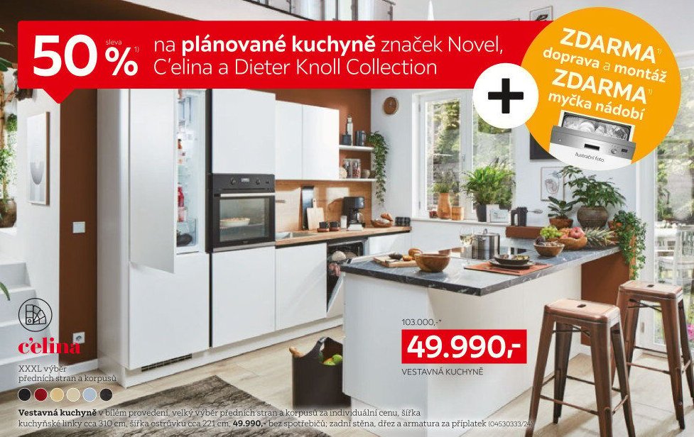 Célina vestavná kuchyně