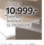 Závěsná skříňka se zrcadlem