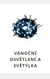 Vánoční osvětlení a světýlka